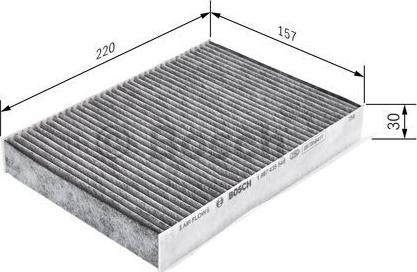 BOSCH 1 987 435 548 - Filtrs, Salona telpas gaiss autospares.lv