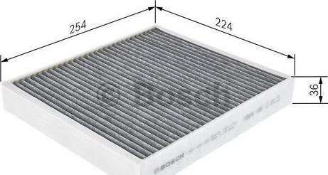 BOSCH 1 987 435 502 - Filter, interior air www.autospares.lv