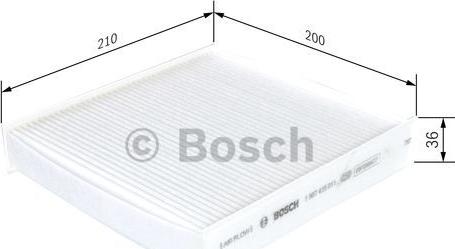 BOSCH 1 987 435 011 - Filtrs, Salona telpas gaiss www.autospares.lv