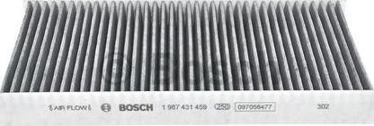 BOSCH 1 987 431 459 - Фильтр воздуха в салоне www.autospares.lv