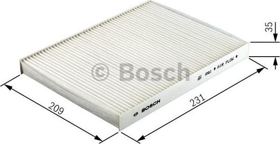 BOSCH 1 987 432 413 - Filtrs, Salona telpas gaiss www.autospares.lv