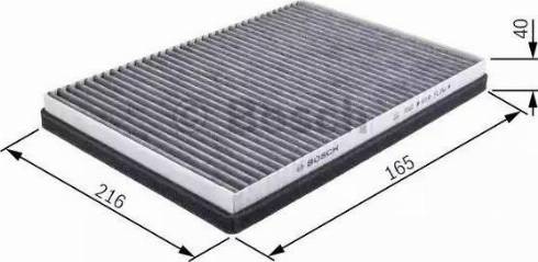 BOSCH 1 987 432 435 - Filter, interior air www.autospares.lv