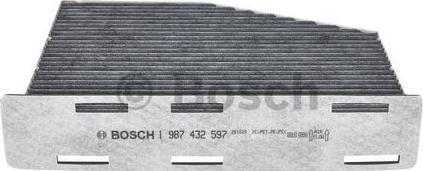 BOSCH 1 987 432 597 - Filtrs, Salona telpas gaiss www.autospares.lv