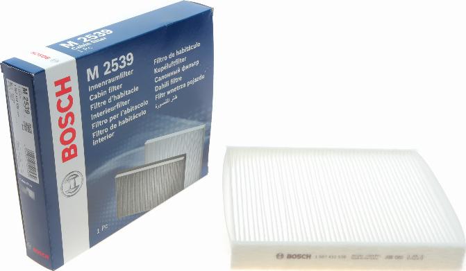 BOSCH 1 987 432 539 - Filter, interior air www.autospares.lv