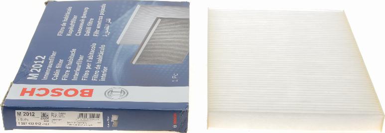 BOSCH 1 987 432 012 - Filter, interior air www.autospares.lv