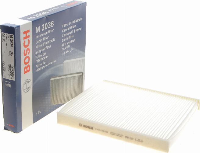 BOSCH 1 987 432 038 - Filter, interior air www.autospares.lv