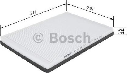 BOSCH 1 987 432 152 - Filtrs, Salona telpas gaiss www.autospares.lv