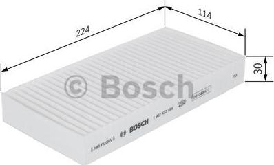 BOSCH 1 987 432 184 - Filtrs, Salona telpas gaiss www.autospares.lv