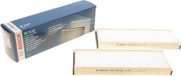 BOSCH 1 987 432 122 - Filter, interior air www.autospares.lv