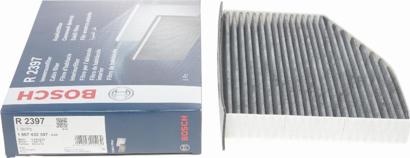 BOSCH 1 987 432 397 - Filter, interior air www.autospares.lv