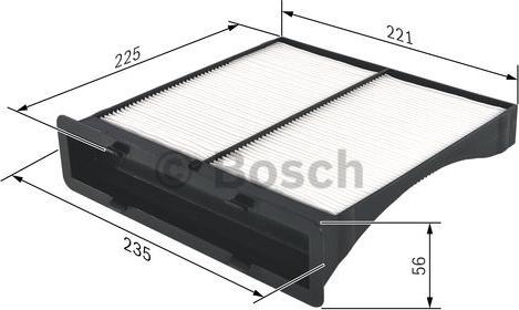 BOSCH 1 987 432 262 - Filtrs, Salona telpas gaiss www.autospares.lv