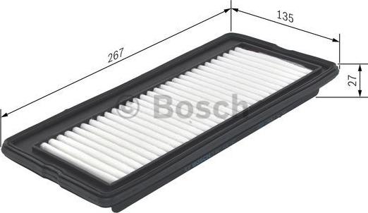 BOSCH 1 987 429 167 - Air Filter, engine www.autospares.lv