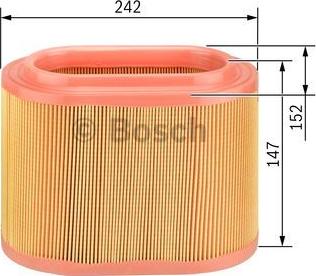 BOSCH 1 987 429 109 - Gaisa filtrs www.autospares.lv