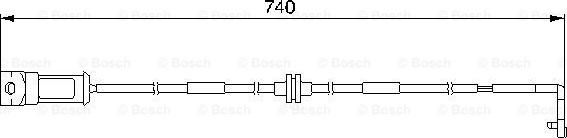 BOSCH 1 987 474 934 - Indikators, Bremžu uzliku nodilums www.autospares.lv