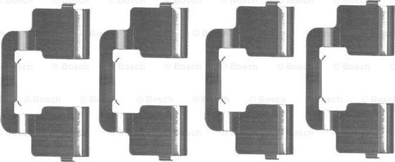 BOSCH 1 987 474 458 - Accessory Kit for disc brake Pads www.autospares.lv