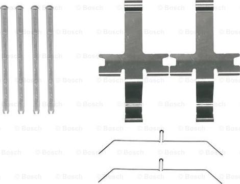 BOSCH 1 987 474 485 - Piederumu komplekts, Disku bremžu uzlikas www.autospares.lv