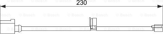 BOSCH 1 987 474 569 - Indikators, Bremžu uzliku nodilums autospares.lv