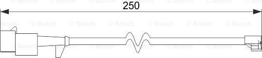 BOSCH 1 987 474 574 - Warning Contact, brake pad wear www.autospares.lv