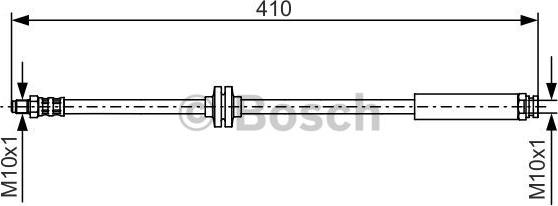 BOSCH 1 987 476 642 - Bremžu šļūtene www.autospares.lv