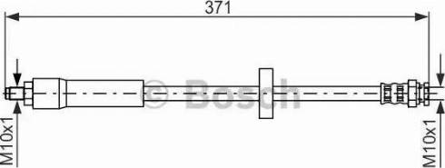 BOSCH 1 987 476 668 - Bremžu šļūtene www.autospares.lv