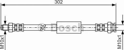 BOSCH 1 987 476 682 - Bremžu šļūtene www.autospares.lv