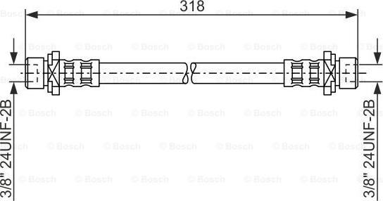 BOSCH 1 987 476 165 - Bremžu šļūtene autospares.lv