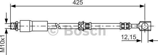 BOSCH 1 987 476 386 - Bremžu šļūtene www.autospares.lv