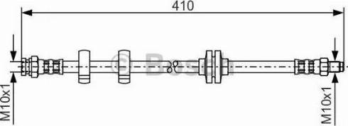 BOSCH 1 987 476 749 - Bremžu šļūtene www.autospares.lv