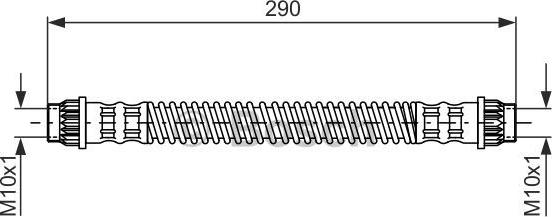 BOSCH 1 987 476 702 - Bremžu šļūtene www.autospares.lv