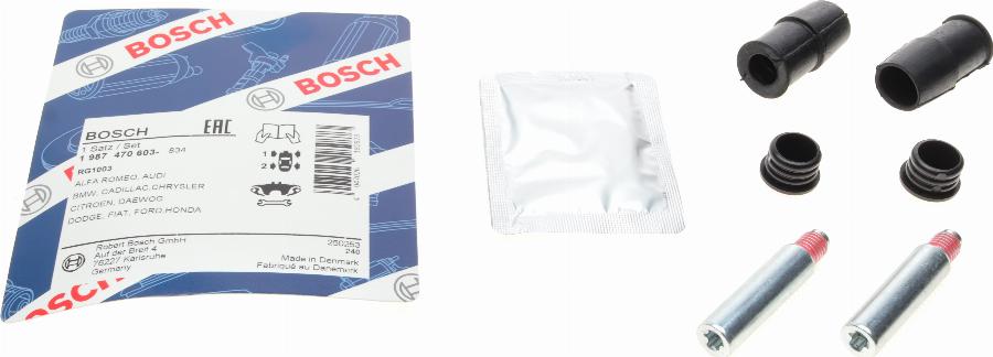 BOSCH 1 987 470 603 - Комплект направляющей гильзы, тормозной поршень www.autospares.lv