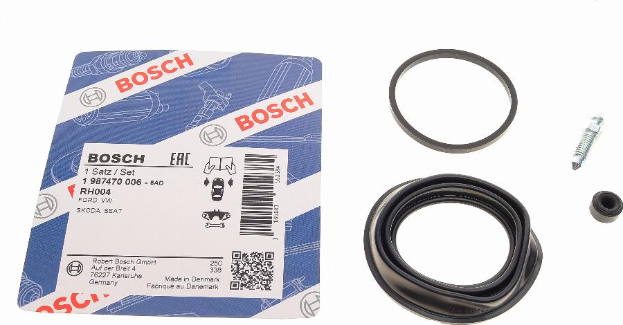 BOSCH 1 987 470 006 - Ремкомплект, тормозной суппорт www.autospares.lv