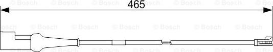 BOSCH 1 987 473 550 - Indikators, Bremžu uzliku nodilums autospares.lv