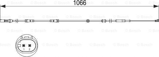 BOSCH 1 987 473 501 - Indikators, Bremžu uzliku nodilums www.autospares.lv