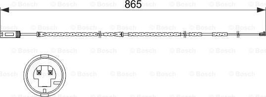 BOSCH 1 987 473 519 - Indikators, Bremžu uzliku nodilums www.autospares.lv