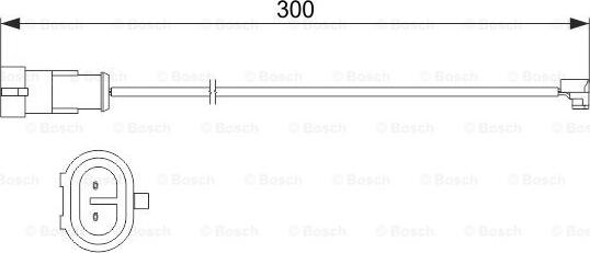 BOSCH 1 987 473 535 - Indikators, Bremžu uzliku nodilums autospares.lv