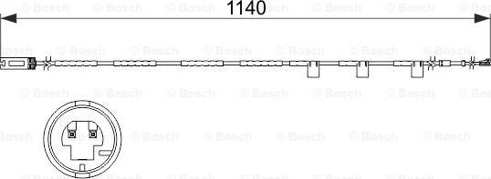 BOSCH 1 987 473 525 - Indikators, Bremžu uzliku nodilums www.autospares.lv