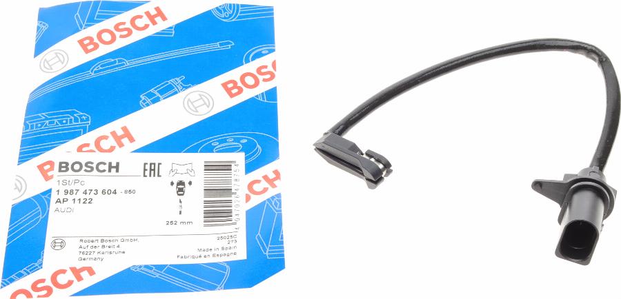 BOSCH 1 987 473 604 - Indikators, Bremžu uzliku nodilums www.autospares.lv