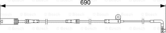 BOSCH 1 987 473 046 - Indikators, Bremžu uzliku nodilums www.autospares.lv