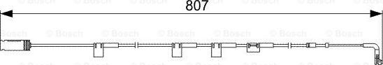 BOSCH 1 987 473 058 - Indikators, Bremžu uzliku nodilums autospares.lv