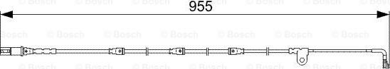 BOSCH 1 987 473 028 - Indikators, Bremžu uzliku nodilums www.autospares.lv