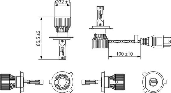 BOSCH 1 987 301 564 - Bulb, spotlight www.autospares.lv