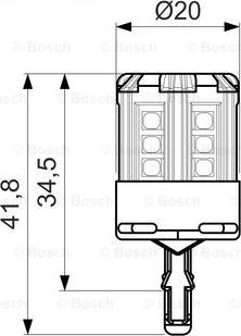 BOSCH 1 987 301 527 - Kvēlspuldze, Pagriezienu signāla lukturis www.autospares.lv