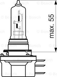 BOSCH 1 987 301 099 - Kvēlspuldze, Tālās gaismas lukturis autospares.lv