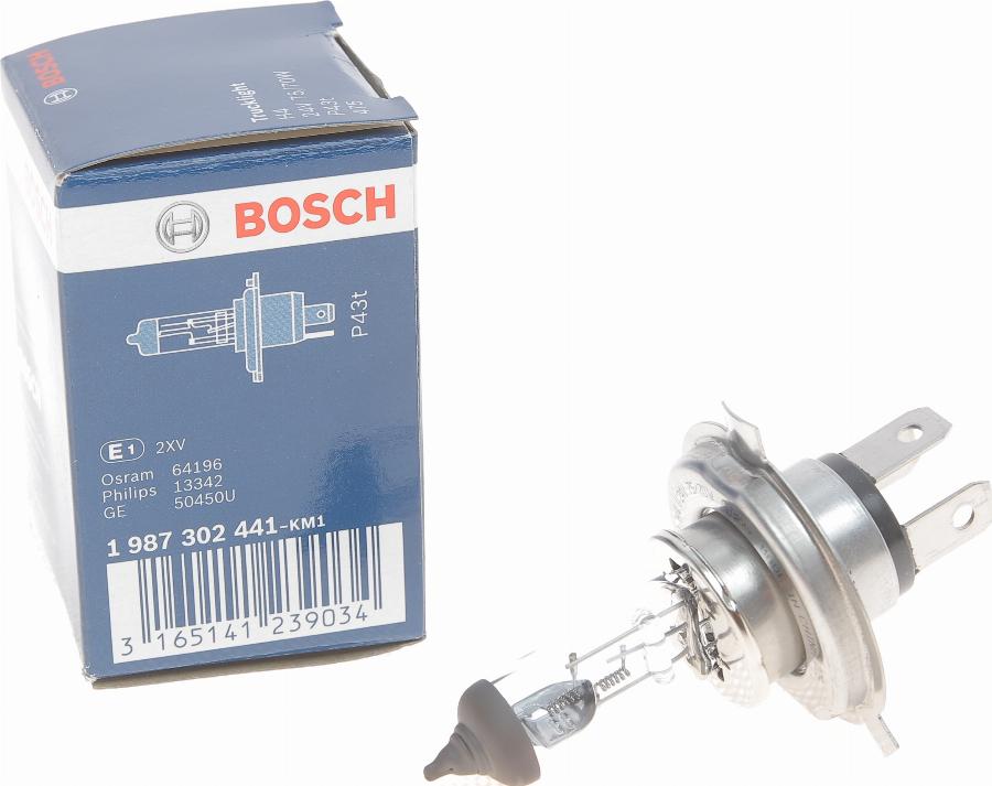 BOSCH 1 987 302 441 - Лампа накаливания, фара дальнего света www.autospares.lv