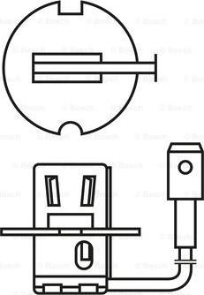 BOSCH 1 987 302 431 - Kvēlspuldze, Tālās gaismas lukturis www.autospares.lv