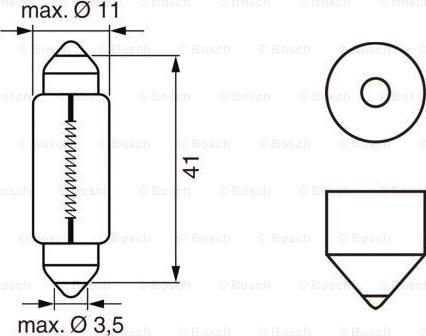 BOSCH 1 987 302 520 - Bulb www.autospares.lv