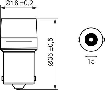 BOSCH 1 987 302 651 - Kvēlspuldze, Pagriezienu signāla lukturis www.autospares.lv