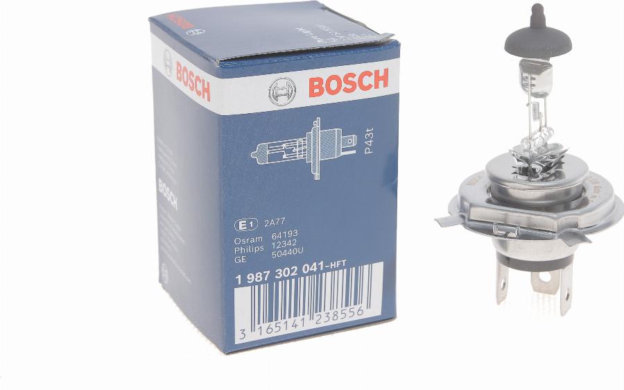 BOSCH 1 987 302 041 - Лампа накаливания, фара дальнего света www.autospares.lv