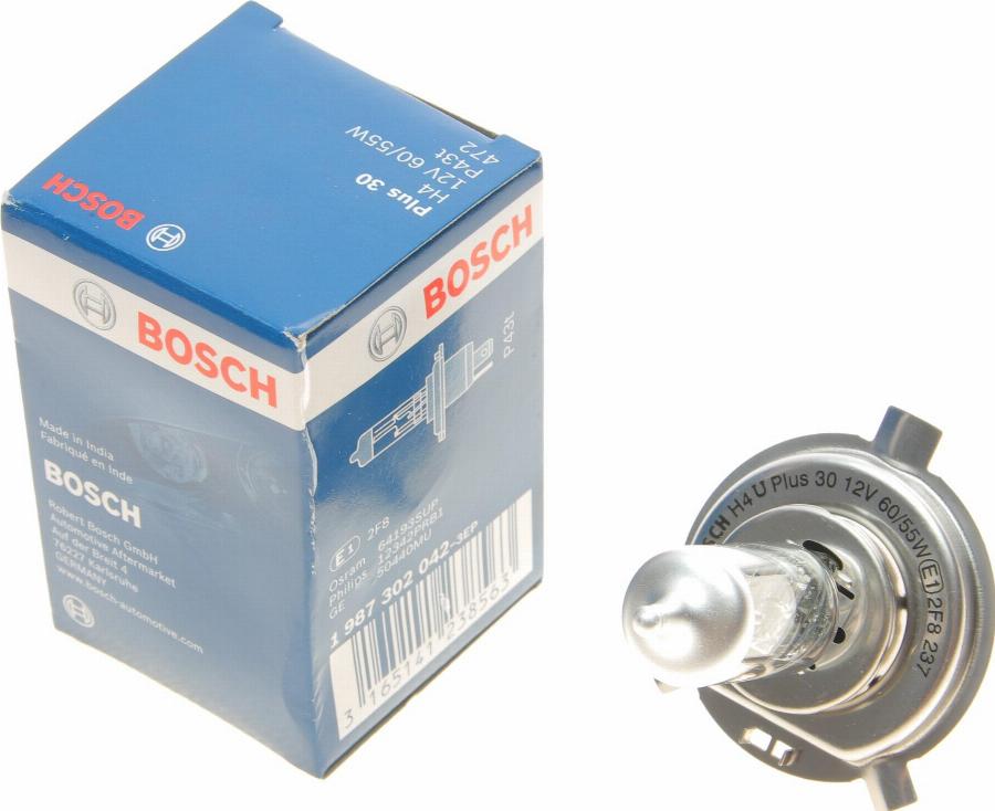 BOSCH 1 987 302 042 - Лампа накаливания www.autospares.lv