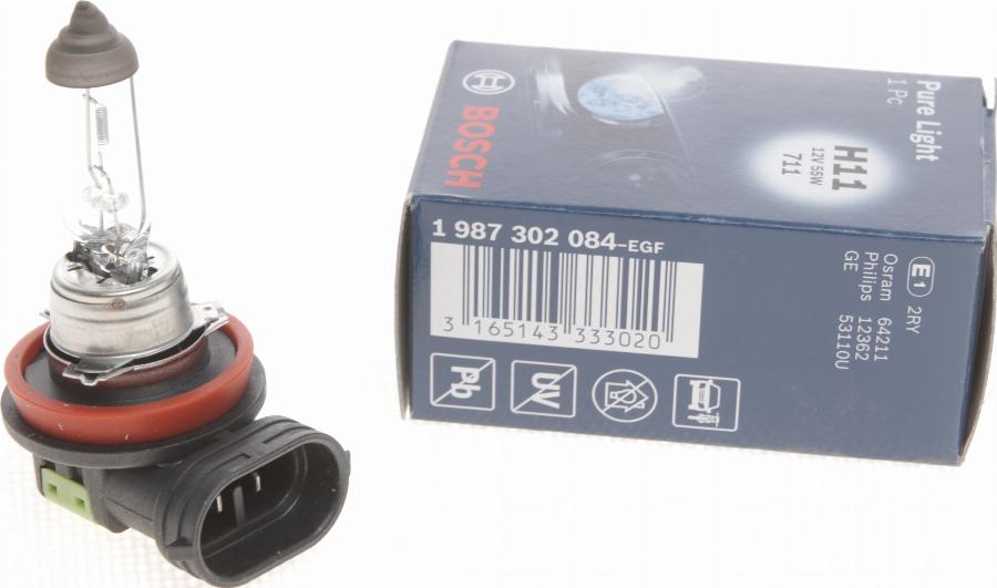 BOSCH 1 987 302 084 - Лампа накаливания, фара дальнего света www.autospares.lv